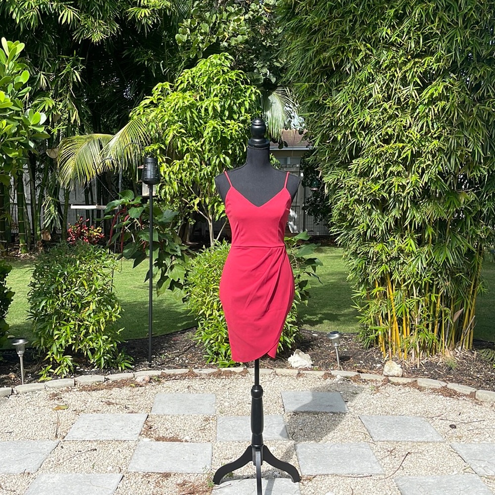 Lulus Red Rust Dress